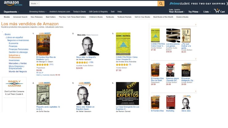 Conextrategia Best Sellers 2016