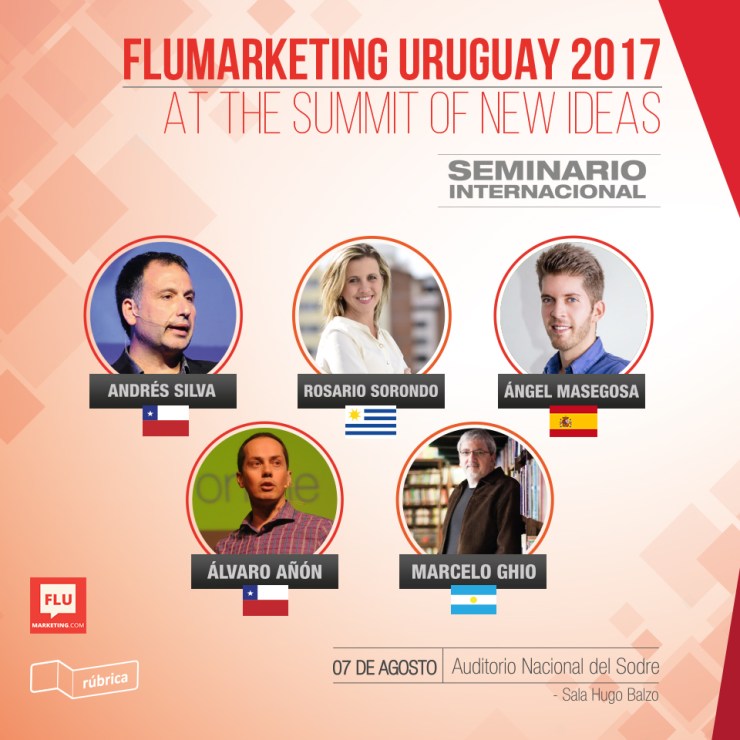 andres silva arancibia, seminario, marketing digital, redes sociales, flumarketing, rosario sorondo, marcelo ghio, angel masegosa, alvaro añon